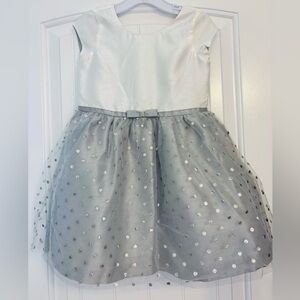 NWT Gymboree White and Gray Dress